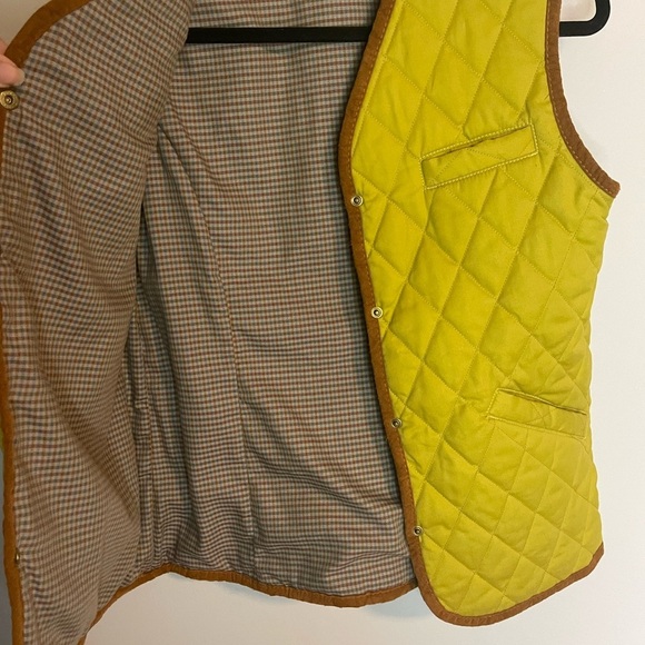 Vintage Ermilio Clothiers Bespoke Quilted Equestrian Vest size medium - Picture 5 of 9